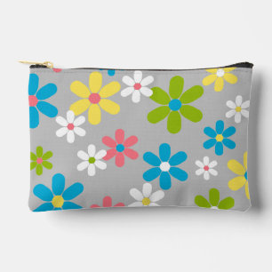 Elegantes, farbenfrohes, florales Muster Zubehörtasche