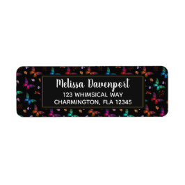 Elegantes, farbenprächtiges Schmetterlingsmuster a