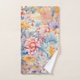 Elegantes farbiges Muster Japan Art Badhandtuch Set