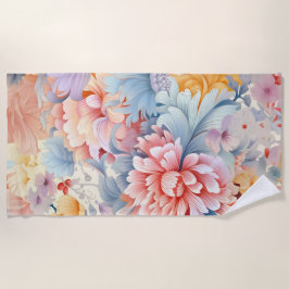 Elegantes farbiges Muster Japan Art Strandtuch