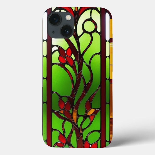 Elegantes Fenster aus festem Glas Case-Mate iPhone Hülle (Rückseite)