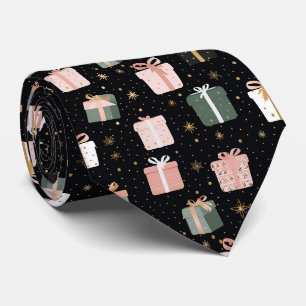 Elegantes festliches Schwarz-Weihnachtsgeschenke-M Krawatte
