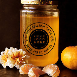 Elegantes Firmenlogo und Firmenlogo Permastempel