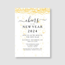 Elegantes Fizz Silvester-Party