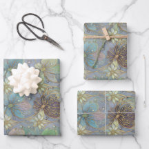 Elegantes Flora-Design Luxus-Matt-Geschenk