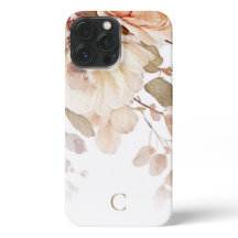 Elegantes Floral Monogramm