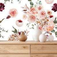 Elegantes Floral Peel und Stick Wallpaper