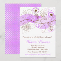 Elegantes florales Brautparty in Lila Drehung