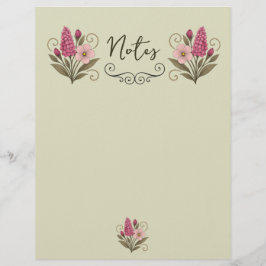Elegantes florales Briefpapier für Floristen