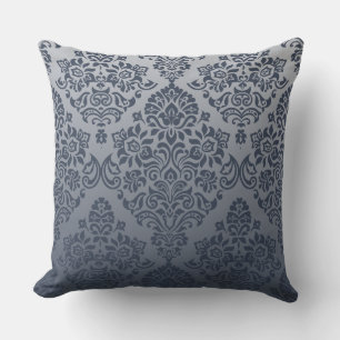 Elegantes florales Damast-Muster Kissen