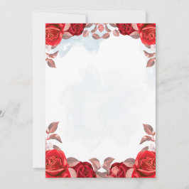 Elegantes florales Hochzeits-Einladungsdesign Einladung