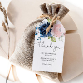 Elegantes florales Marinemagazin Geschenkanhänger