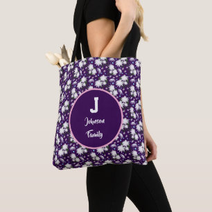 Elegantes florales Monogramm-Geschenkdesign