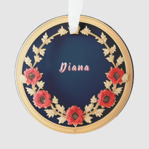Elegantes florales Ornamentdesign Ornament