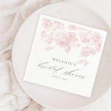 Elegantes, florales Script Rosa Brautparty