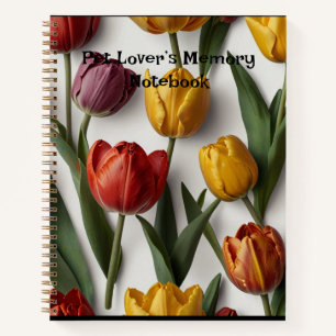 elegantes florales Spiralheft Notizbuch