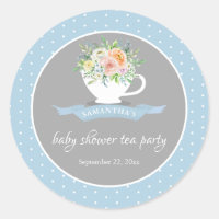 Elegantes florales Teacup Baby Dusche Tee Party
