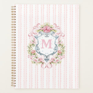 Elegantes florales Wappen Planer