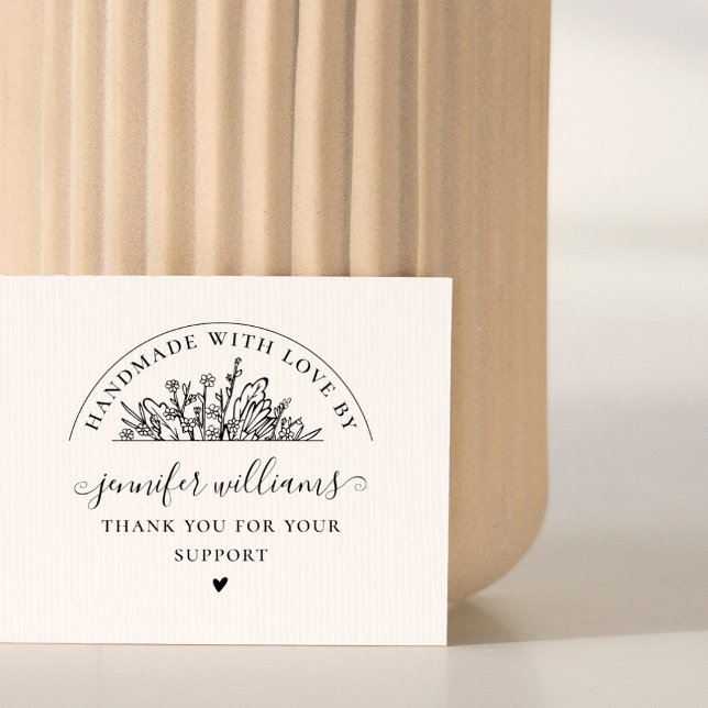 Elegantes florales Whimsical-Skript mit Liebe hand Gummistempel (Von Creator hochgeladen)