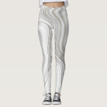 Elegantes, flüssiges Marmormuster aus Glitzer Leggings<br><div class="desc">Elegante,  flüssige Glitzer-Marmor-Muster Leggings</div>