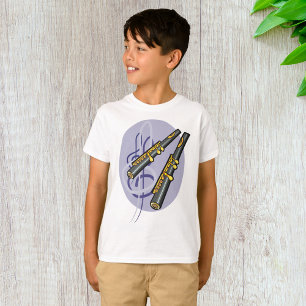 Elegantes flute Duet Musikinstrument T-Shirt