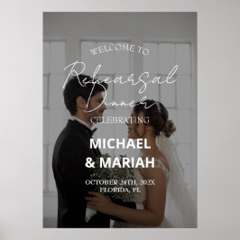 Elegantes Foto Abendessen vor der Probe Poster