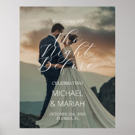 Elegantes Foto Abendessen vor der Probe Poster