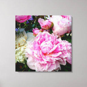 Elegantes Foto aus rosa, blühenden Pinien Leinwanddruck