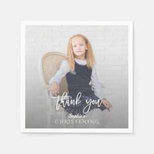 Elegantes Foto Girl Serviette