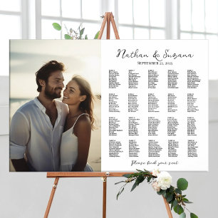 Elegantes Foto Hochzeitsstühle finden Ihren Sitzpl Poster