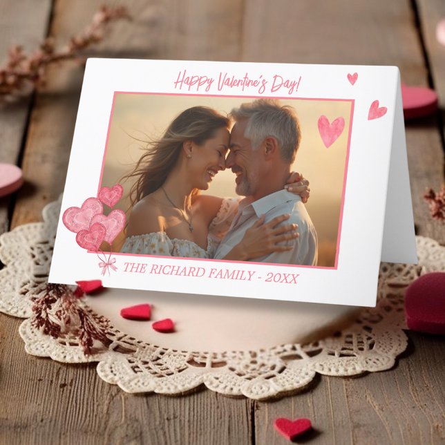 Elegantes Foto in romantischen Tönen Feiertagskarte (Elegant Photo in Romantic Tones Holiday Card)