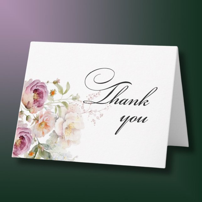 Elegantes Foto, jedes Jahr zum Geburtstag Dankeskarte (Von Creator hochgeladen)