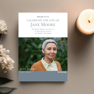 Elegantes Foto - LIfe-Einladung Einladung