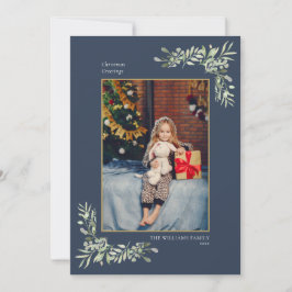 Elegantes Foto mit goldener Geometrie Feiertagskarte