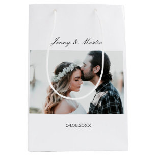 Elegantes Foto Mittlere Geschenktüte