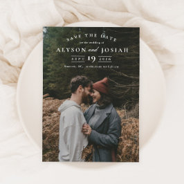 Elegantes Foto Save The Date