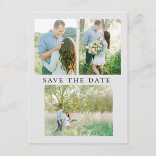 Elegantes Foto Save the Date Ankündigungspostkarte