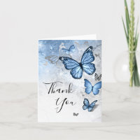 Elegantes Foto Silver Baby Blauer Schmetterling ge