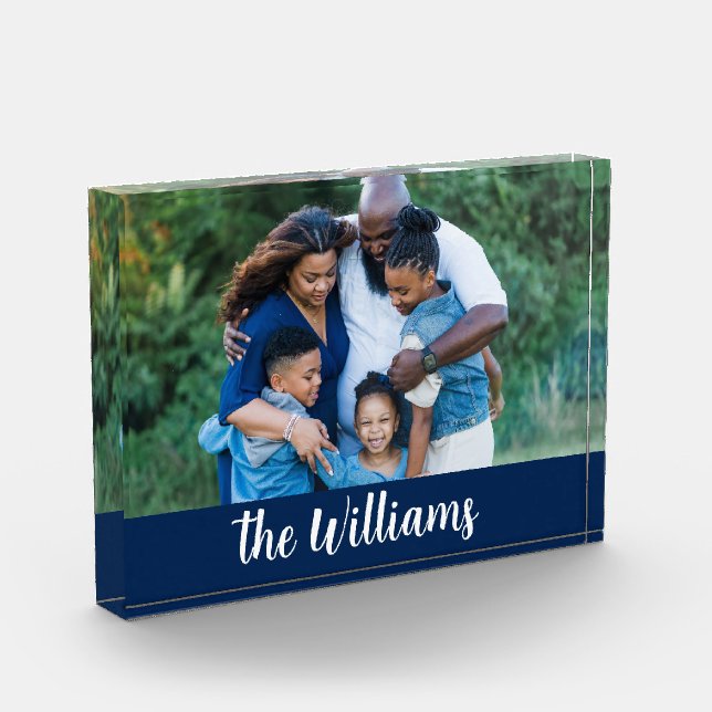 Elegantes Foto und Unterschrift (Links)