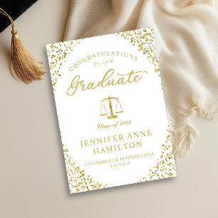 Elegantes Foto zur Ankündigung des juristischen St