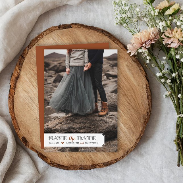 Elegantes Frame-Foto-Overlay Save the Date (Von Creator hochgeladen)