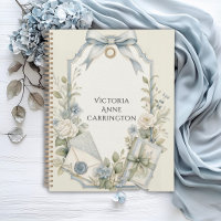 Elegantes Französisch Blaues Salbei-Blumen-Persona