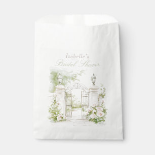 Elegantes französisches Schloss Pastel Geschenktütchen
