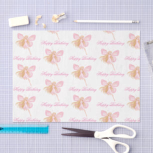 elegantes, fröhliches Geburtstagsmärchen Seidenpapier
