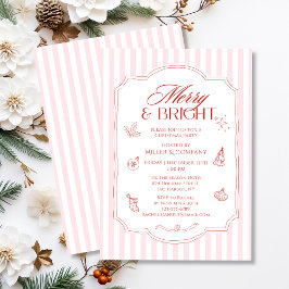 Elegantes fröhliches und helles Weihnachtsfest im Einladung