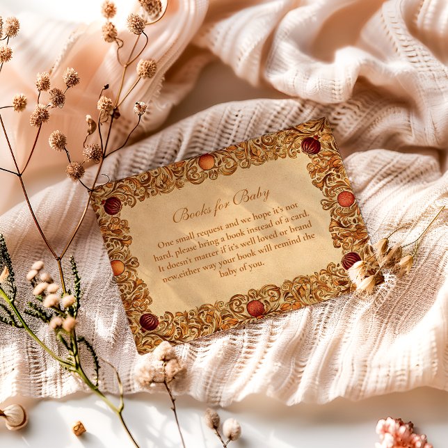 Elegantes Frucht- und Foliage Diapper Raffle Begleitkarte (Von Creator hochgeladen)