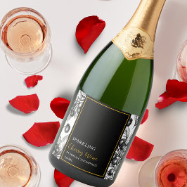 Elegantes Fruchtfresko Kirsche Weinkarte