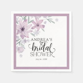 Elegantes Frühlingsfloral-Brautparty Serviette