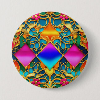 Elegantes futuristisches französisches Herrenhaus  Button