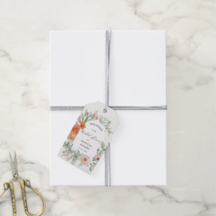 Elegantes Garden Party Brautparty Geschenkanhänger